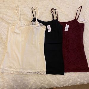 Bundle of 3 NWT Ann Taylor Camisoles!